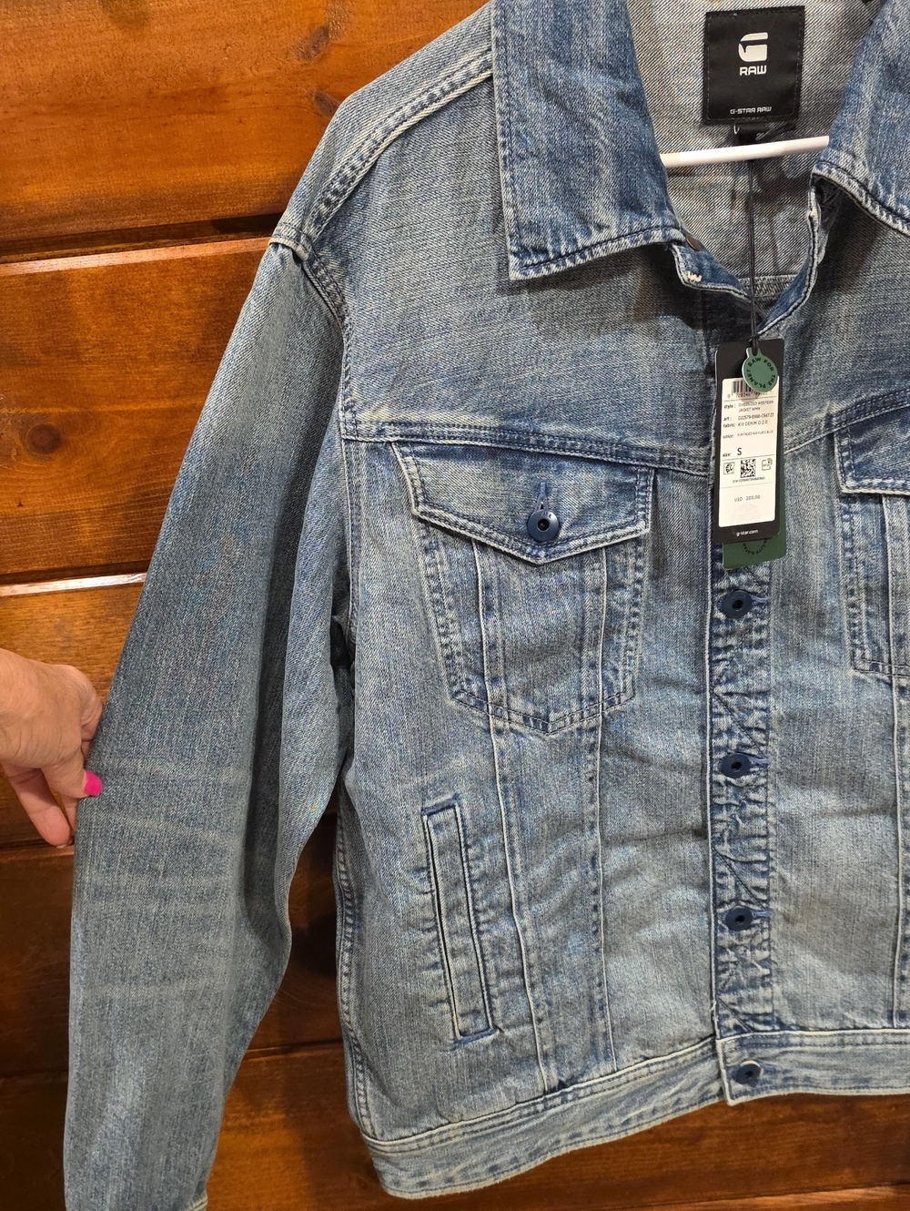 Men's Light Blue Denim Jacket - G-Star - Picture 4 of 8